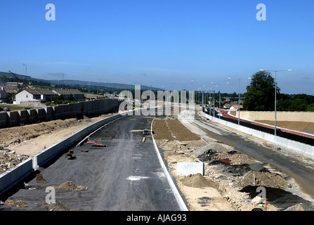 Costruzione autostrada www osheaphotography com Foto Stock