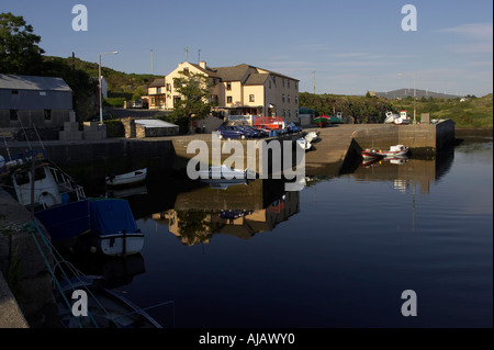 Bunbeg house guesthouse in bunbeg porto e sul fiume clady gweedore Bay County Donegal Repubblica di Irlanda Foto Stock