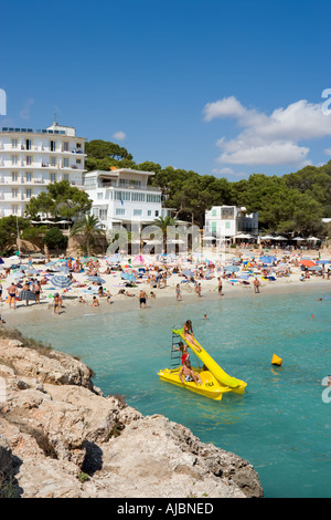 Spiaggia, Cala Santanyi, East Coast, Mallorca, Spagna Foto Stock