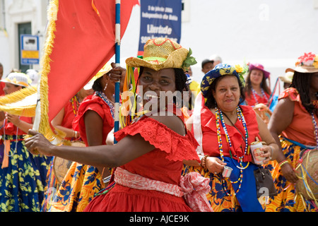 Giorno di Indipendenza SALVADOR DA BAHIA BRASILE Foto Stock