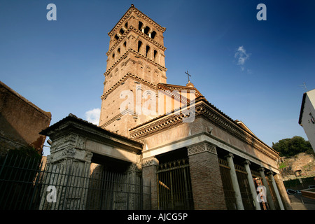 Basilica Chiesa di San Giorgio in Velabro, Roma, Italia Foto Stock