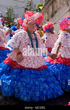 Giorno di Indipendenza SALVADOR DA BAHIA BRASILE Foto Stock