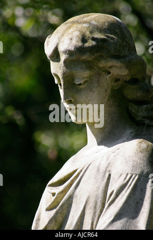 Il cimitero di Highgate Londra Angelo polena Foto Stock