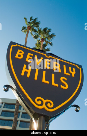 Beverly Hills segno a Los Angeles California USA Foto Stock