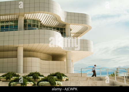 Vista esterna del John Paul Getty Center di Los Angeles in California negli Stati Uniti Foto Stock