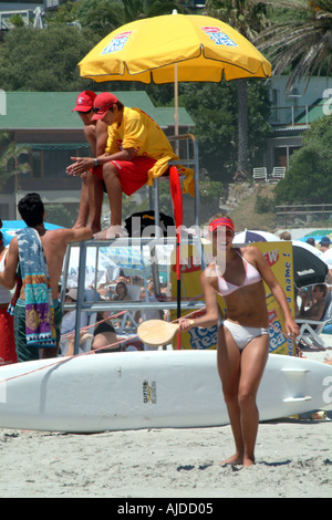 Città del Capo Sud Africa Clifton Beach Foto Stock