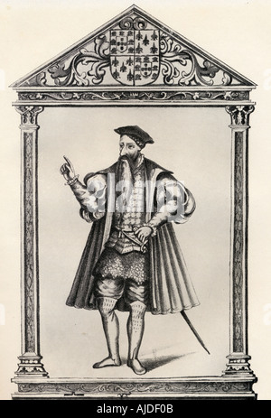 Afonso de Albuquerque, duca di Goa, c.1453 - 1515. Portugeuse admiral, primo viceré di India portoghese. Foto Stock