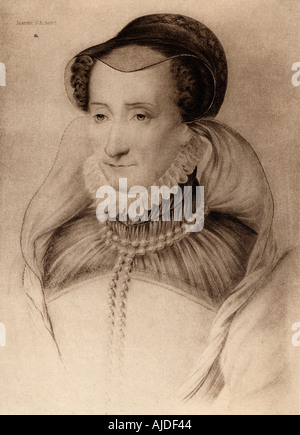Jeanne d'Albret, aka Jeanne III, 1528 - 1572. Queen regnant di Navarra da 1555 a 1572. Foto Stock