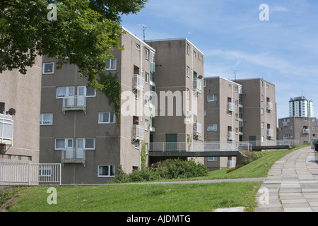 Basso edificio sede Hemsworth Gleadless Valley Station Wagon Sheffield costruito intorno al 1960 Foto Stock