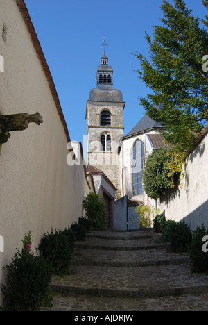 Abbazia benedettina, Hautvillers, Marne, Champagne-Ardenne, Francia Foto Stock