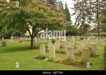 St Symphorien Cimitero Mons Belgio Foto Stock