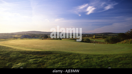 Bull Bay Golf Club a sunrise Anglesey Wales UK Foto Stock