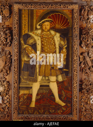 HENRY VIII 1491 1547 da dopo Hans Holbein il Giovane a Petworth House West Sussex Foto Stock