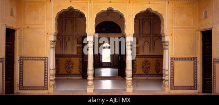 Interno del Tiger Fort, Jaipur, Rajasthan, India Foto Stock