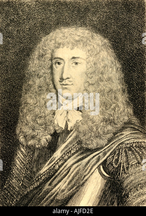 Charles Cotton, 1630 -1687. Poeta inglese e scrittore. Foto Stock