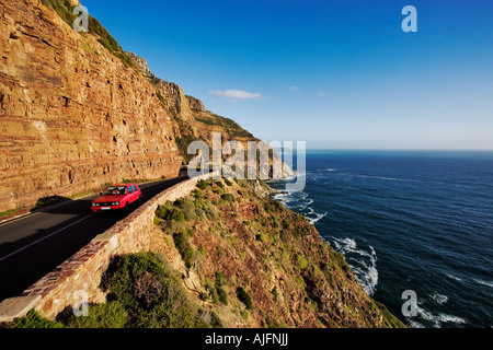Vista aerea della spettacolare Chapmans Peak Drive Foto Stock