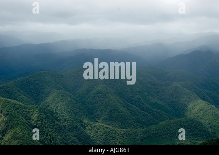 Vista dal Monte Hieizan Hiei zan Kyoto in Giappone Foto Stock