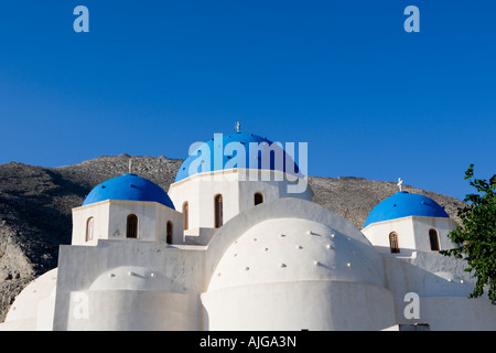 "Timios Stavròs' Chiesa Perissa Santorini, Grecia Foto Stock