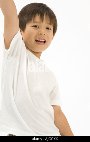 Ritratto di età elementari boy Foto Stock