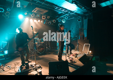 Rock Band in Concerto Foto Stock