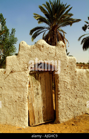 A nord della vecchia Dongola villaggio vicino al fiume Nilo Foto Stock