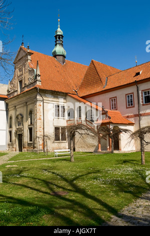 Monastero minoritica a Cesky Krumlov Foto Stock