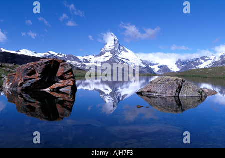 Il Cervino, Zermatt, Vallese, Svizzera Foto Stock