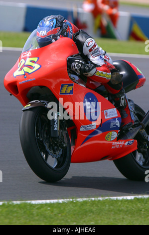 Alex baldolini matteoni racing ip per l'italia motocyclist rider compete alla velocità Foto Stock