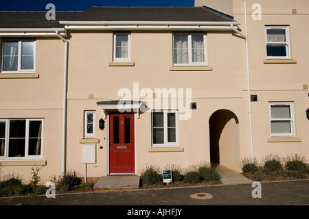 Nuovo e moderno in stile Regency case case da Laing case di Cleeve parco sulla strada dei Priori Oakley precedentemente il sito GCHQ CHELTENHAM REGNO UNITO Foto Stock