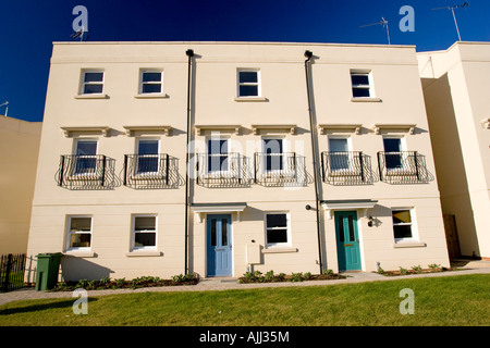 Nuovo e moderno in stile Regency case appartamenti case da Laing Homes Cleeve Park Priors Road Oakley CHELTENHAM REGNO UNITO Foto Stock