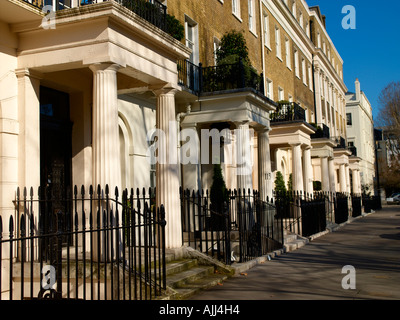 Westminster, Belgravia, Eaton Square Foto Stock