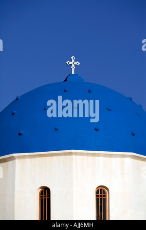 "Timios Stavròs' Chiesa Perissa Santorini, Grecia Foto Stock