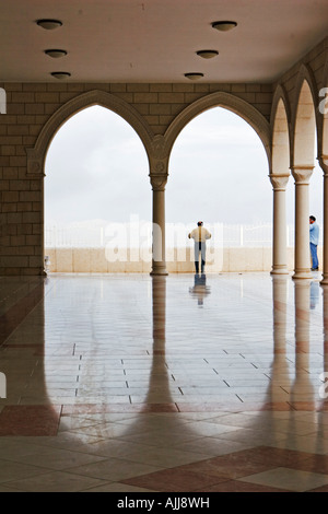 Israele Galilea superiore le corna di Hittin nebi shu bei ietro s tomba il principale luogo di pellegrinaggio per i drusi religione Foto Stock