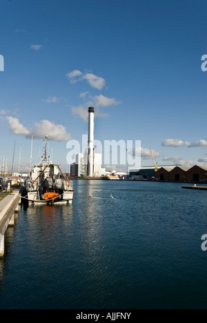 Shoreham Docks turbina a gas a ciclo combinato Power Station Sussex Foto Stock