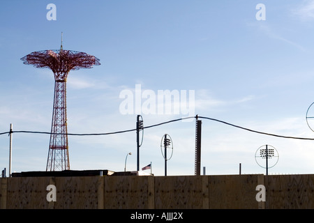 Coney Island Amusement Park Foto Stock