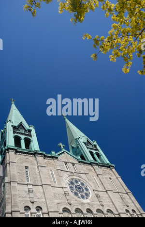 Très-Saint-Rédempteur Chiesa durante la primavera, Hochelaga, Montreal Foto Stock