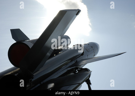 Bloodhound BAC missile al Museo della RAF Royal Air Force Museum Colindale London Foto Stock