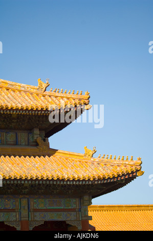 La Città Proibita Patrimonio Unesco Pechino CINA Foto Stock