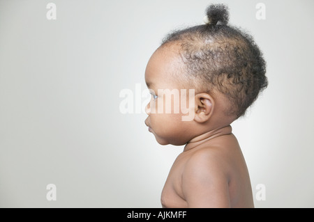 Ritratto di un americano africano baby Foto Stock