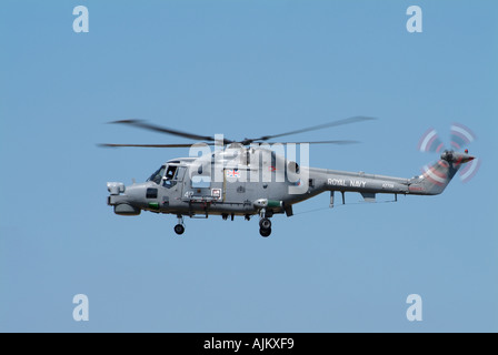 Royal Navy elicottero Lynx Foto Stock