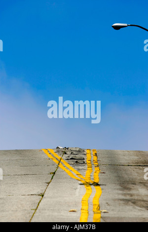 Immagine di una ripida collina di San Francisco Foto Stock