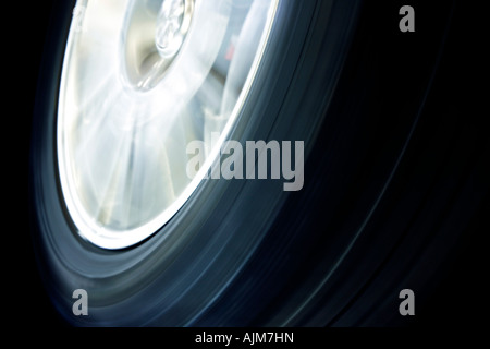 Movimento azione sfocate colpo di un veicolo in movimento Foto Stock