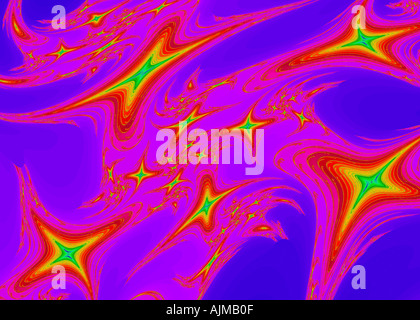 Rappresentazione della matematica complessa iterazione Foto Stock