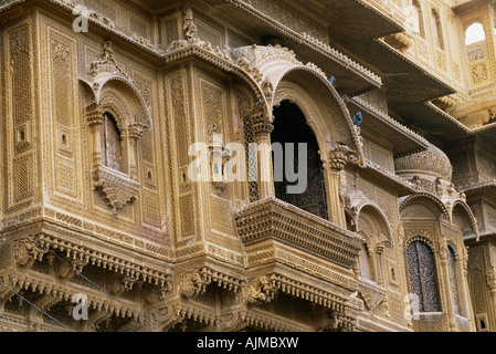 Patwon Ki Haveli in Jaisalmer, India Foto Stock