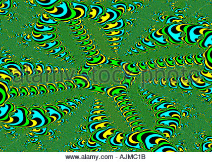 Rappresentazione della matematica complessa iterazione Foto Stock