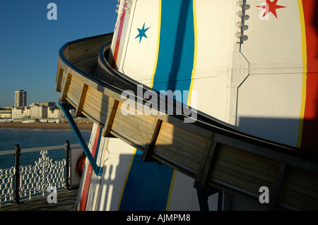 Helter Skelter - Molo di Brighton Foto Stock