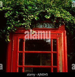 UK Berkshire Hurley village incolto k6 casella telefono Foto Stock