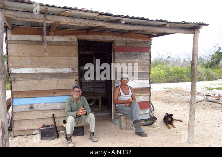 Uomo cubano a Playa Girón penisola di Zapata Matanzas provincia Foto Stock