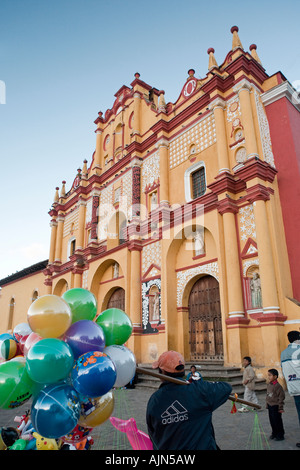 San Cristobal Cattedrale di San Cristobal de Las Casas, Chiapas Provincia Messico 2005 Foto Stock