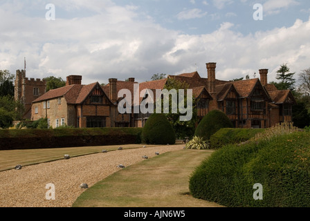 Dorney Court Tudor Manor House, Dorney vicino a Windsor Buckinghamshire UK. Primi Tudor risalente a circa 1440 una residenza privata 2000 OMERO SYKES Foto Stock